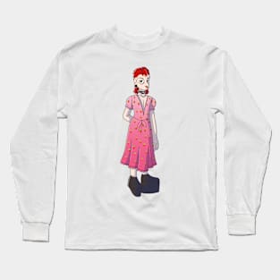 Punker in strawberry dress Long Sleeve T-Shirt